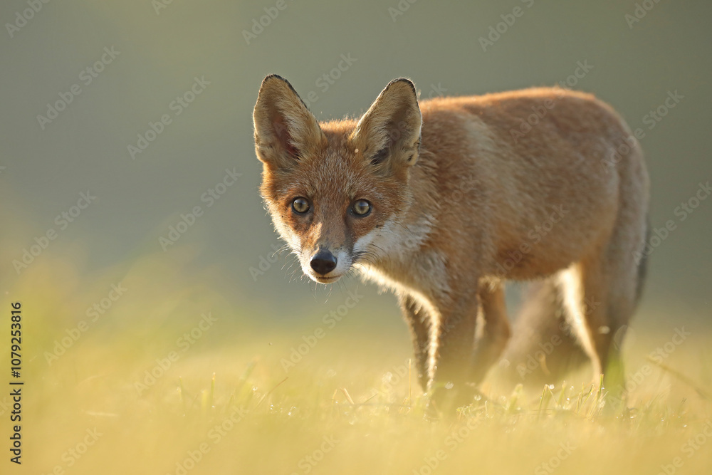 Lis rudy, fox, lis (Vulpes vulpes)