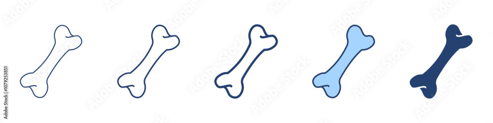 Bone icon Symbol set collection Bone icon Symbol set collection