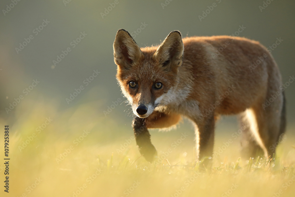 Lis rudy, fox, lis (Vulpes vulpes)