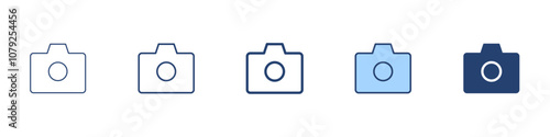 Camera icon Symbol set collection
