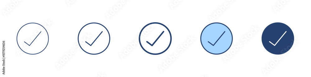 Check icon Symbol set collection Check icon Symbol set collection
