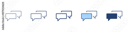Chat icon Symbol set collection