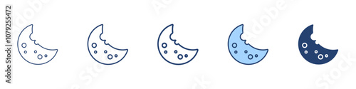 Cookie icon Symbol set collection