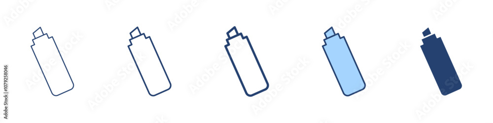 Highlighter icon Symbol set collection Highlighter icon Symbol set collection
