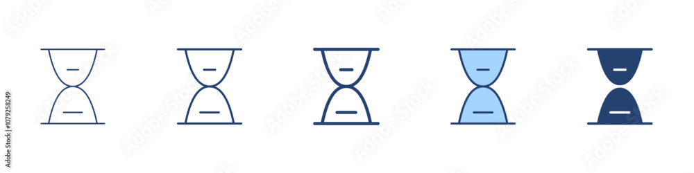 Hourglass icon Symbol set collection Hourglass icon Symbol set collection