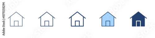 House icon Symbol set collection
