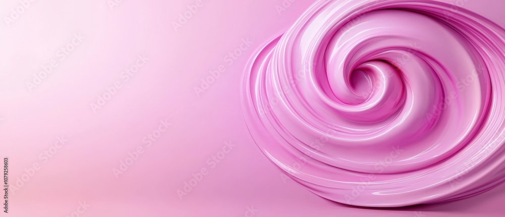 A pink swirl on a pink background A pink swirl on a pink background