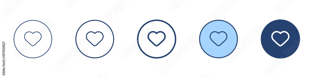 Love icon Symbol set collection Love icon Symbol set collection