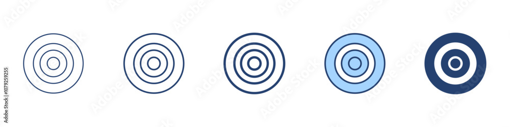 Nazar amulet icon Symbol set collection Nazar amulet icon Symbol set collection
