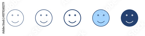 Smile icon Symbol set collection