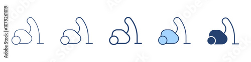 Vacuum cleaner icon Symbol set collection
