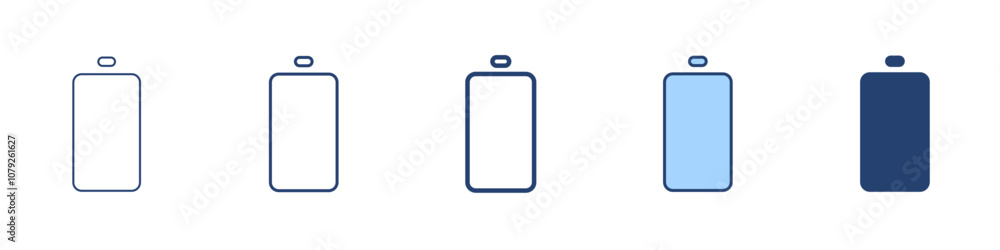 Battery icon Symbol set collection Battery icon Symbol set collection