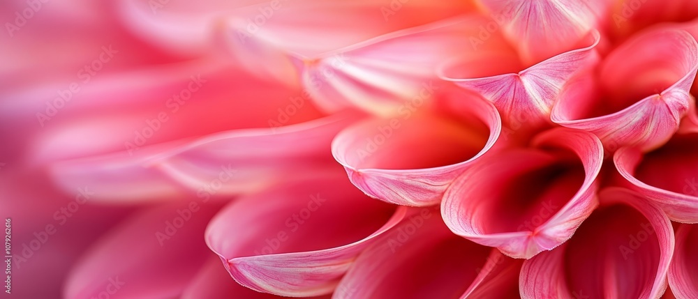 Fototapeta premium A close up of a pink flower with a blurry background