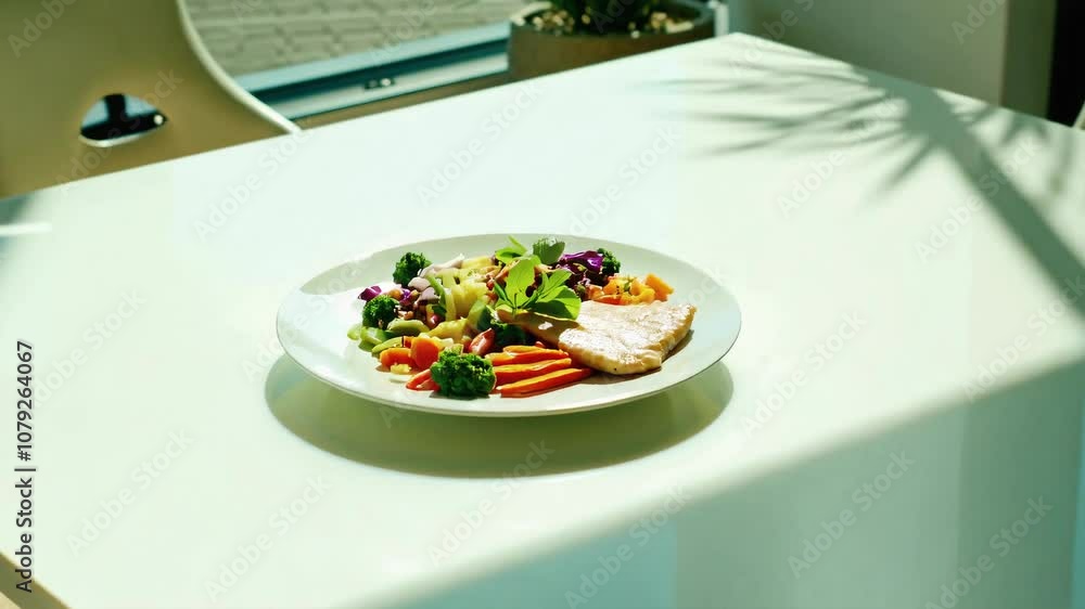 Healthy Meal with Vegetables and Grilled Chicken
Healthy Meal with Vegetables and Grilled Chicken