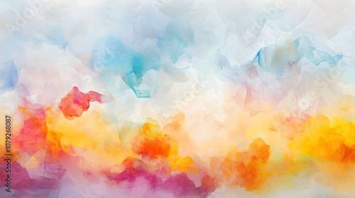 Colorful Abstract Background with Soft Blurry Effect