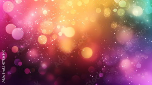 Colorful Abstract Light Burst Background