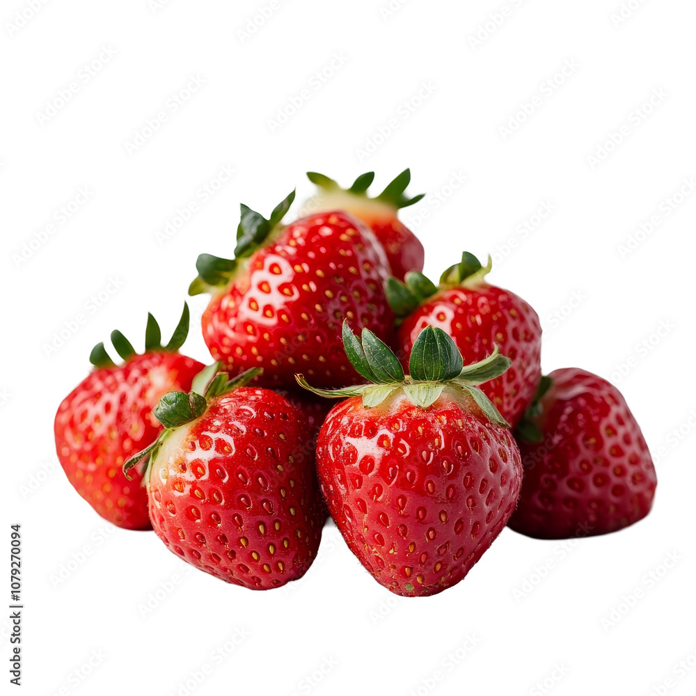 Freshly picked strawberries arranged in a neat pile on a light surface ready for delicious recipes, Group of strawberries Freshly picked strawberries arranged in a neat pile on a light surface ready for delicious recipes, Group of strawberries