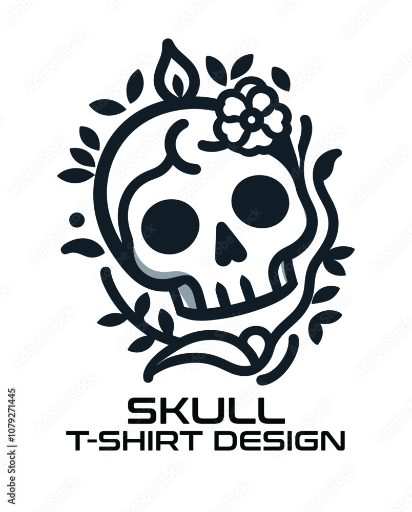 Skull Vector T Shirt Design Skull Vector T Shirt Design