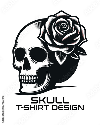 Skull Vector T Shirt Design