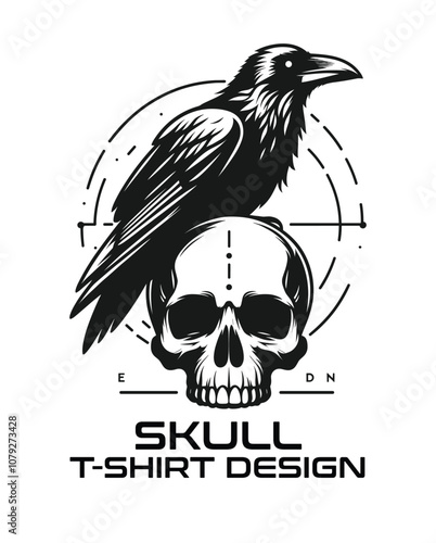 Skull Vector T Shirt Design