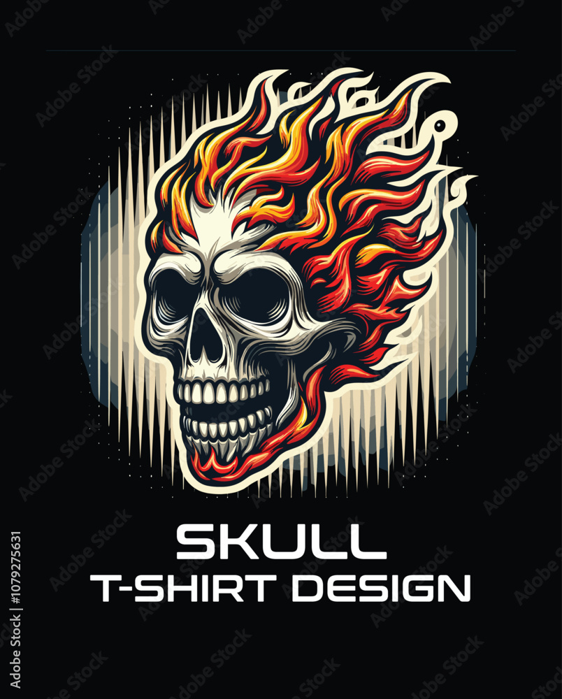 Skull Vector T Shirt Design Skull Vector T Shirt Design