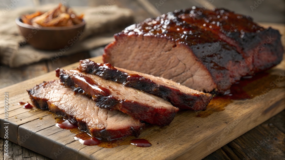 Glazed Barbecue Brisket with BBQ Sauce