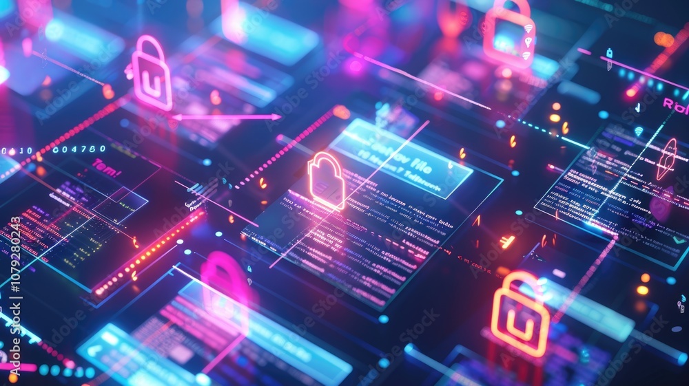 Digital Security and Data Protection Concept Digital Security and Data Protection Concept