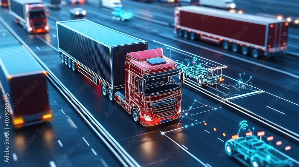 Explore the future of transportation with advanced trucking technology and features behind autonomous vehicles Explore the future of transportation with advanced trucking technology and features behind autonomous vehicles
