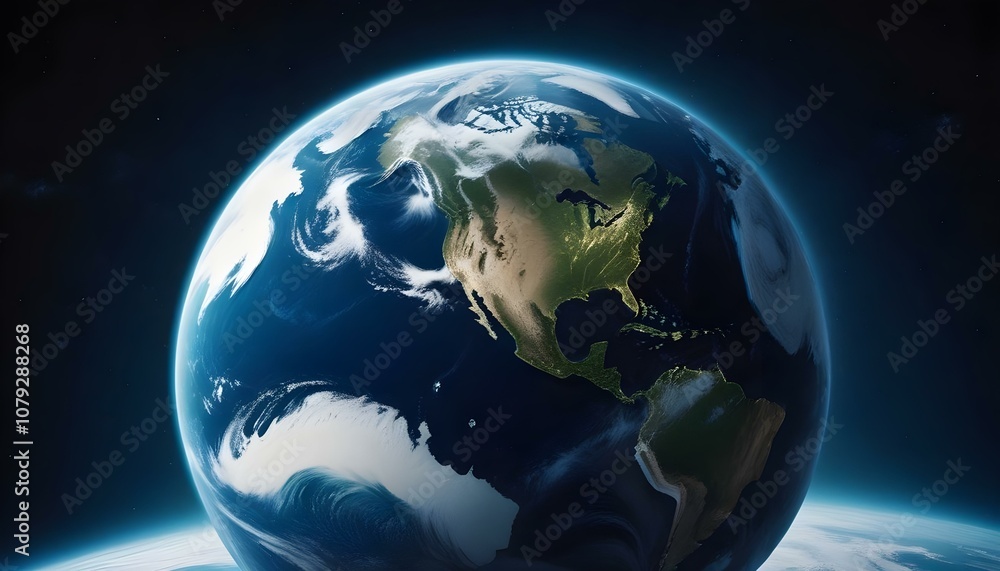 Fototapeta premium Fondo del planeta tierra