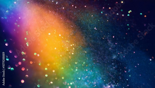 dusted holographic abstract multicolored backgound photo overlay rainbow light leaks prism colors trend design creative defocused effect blurred glow vintage