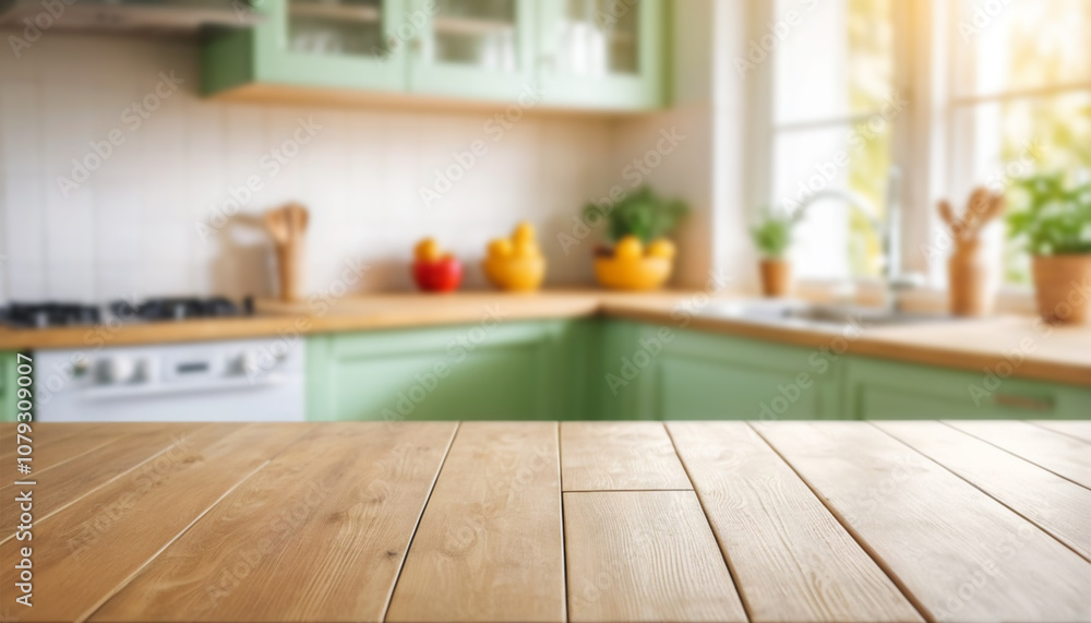 Empty wooden table with the bright white interior of the kitchen as a blurred background behind the bokeh golden sunshine
Empty wooden table with the bright white interior of the kitchen as a blurred background behind the bokeh golden sunshine