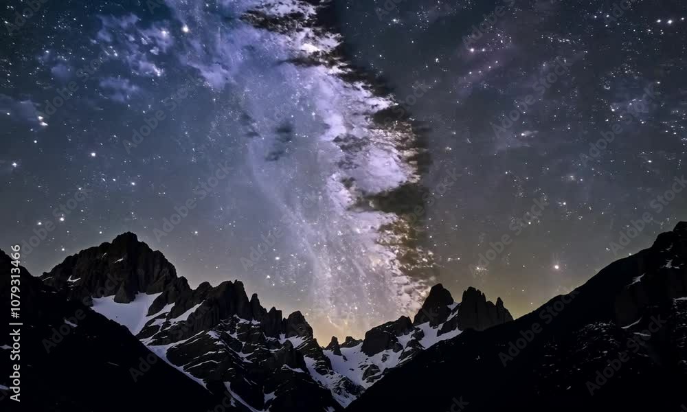 Time-Lapse of Starry Sky over Rocky Terrain
Time-Lapse of Starry Sky over Rocky Terrain