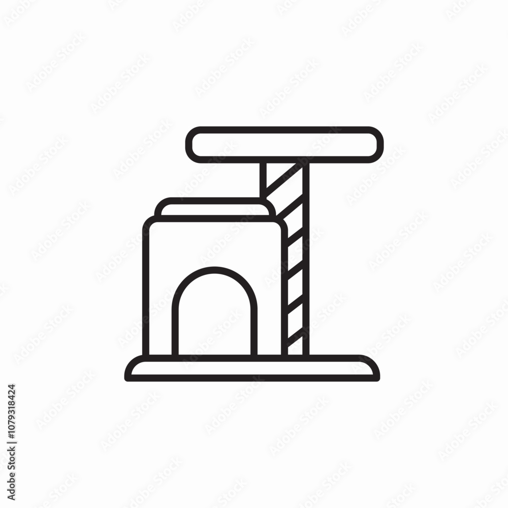 cat playground icon sign vector cat playground icon sign vector