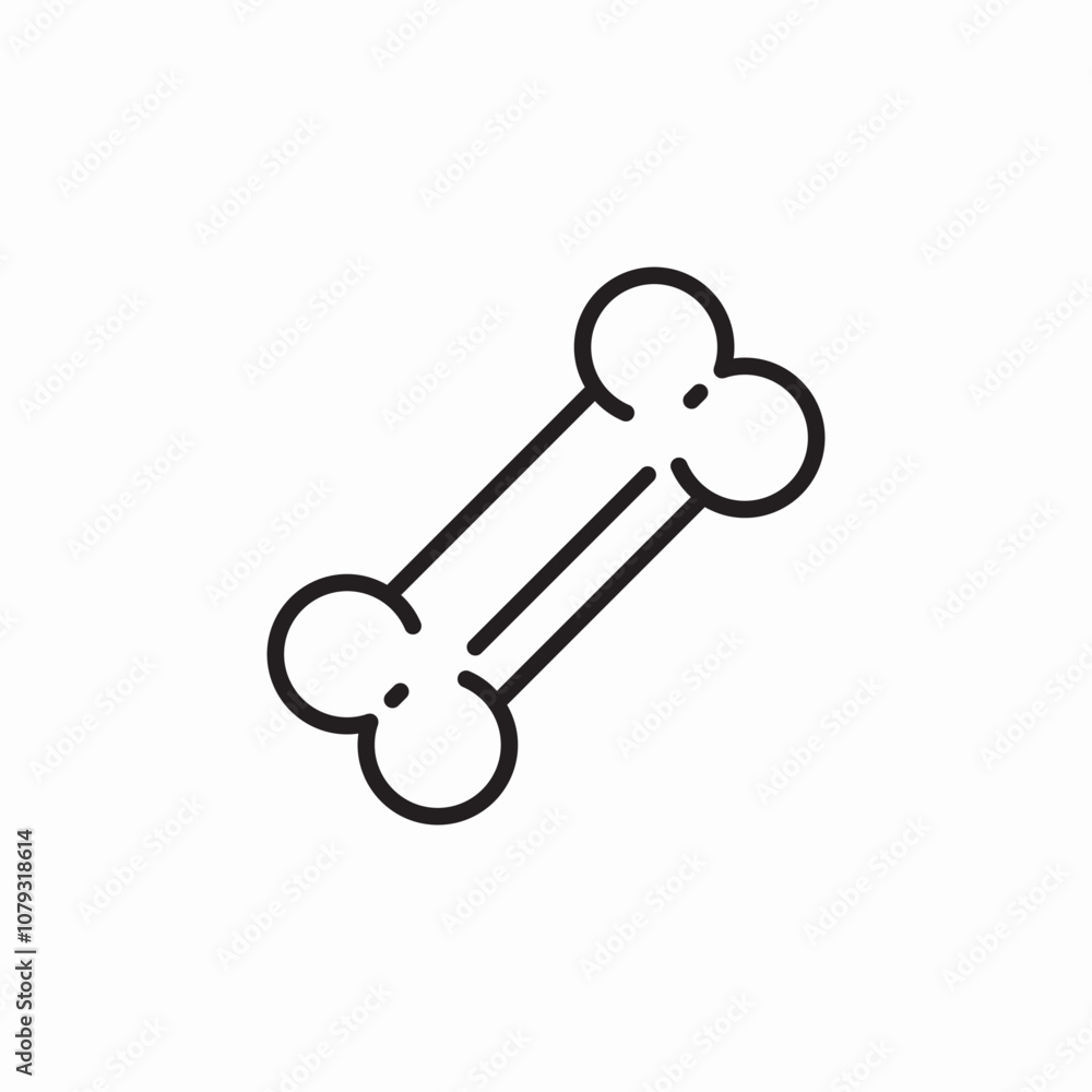 dog food bone icon sign vector dog food bone icon sign vector