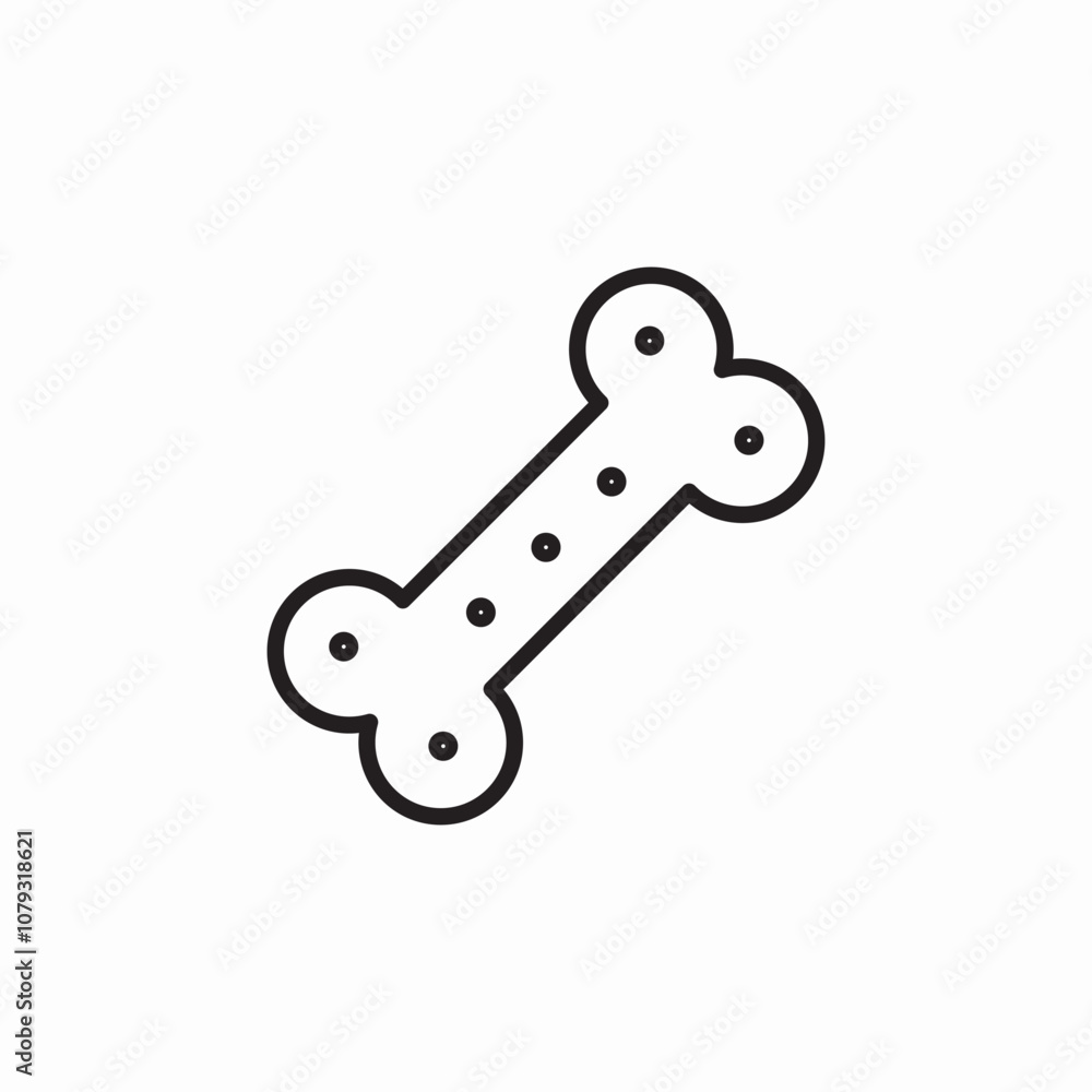 dog bone cookies icon sign vector dog bone cookies icon sign vector