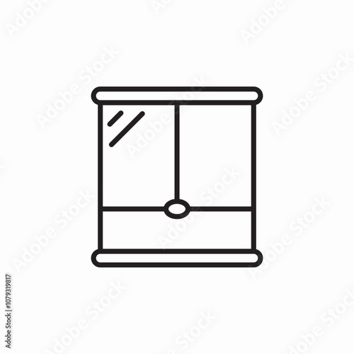 window blinds icon sign vector