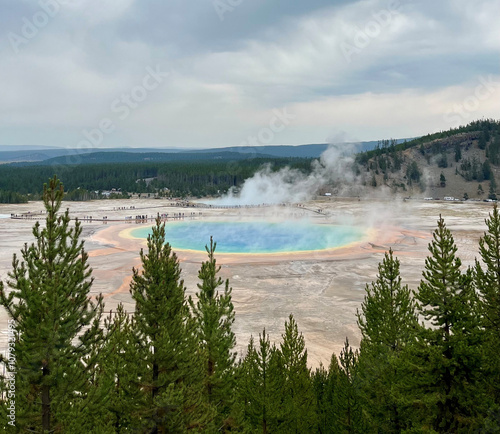 Yellowstone National Park Geyser 