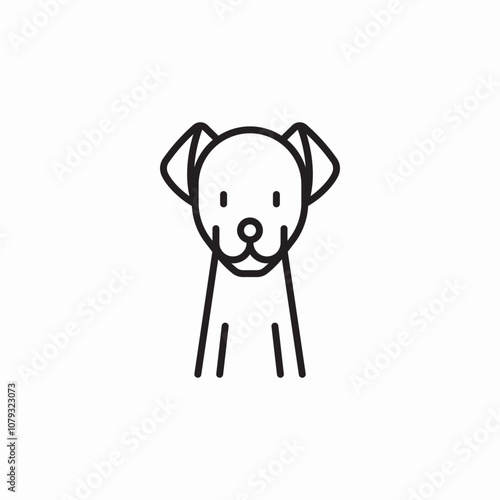 dog pet icon sign vector