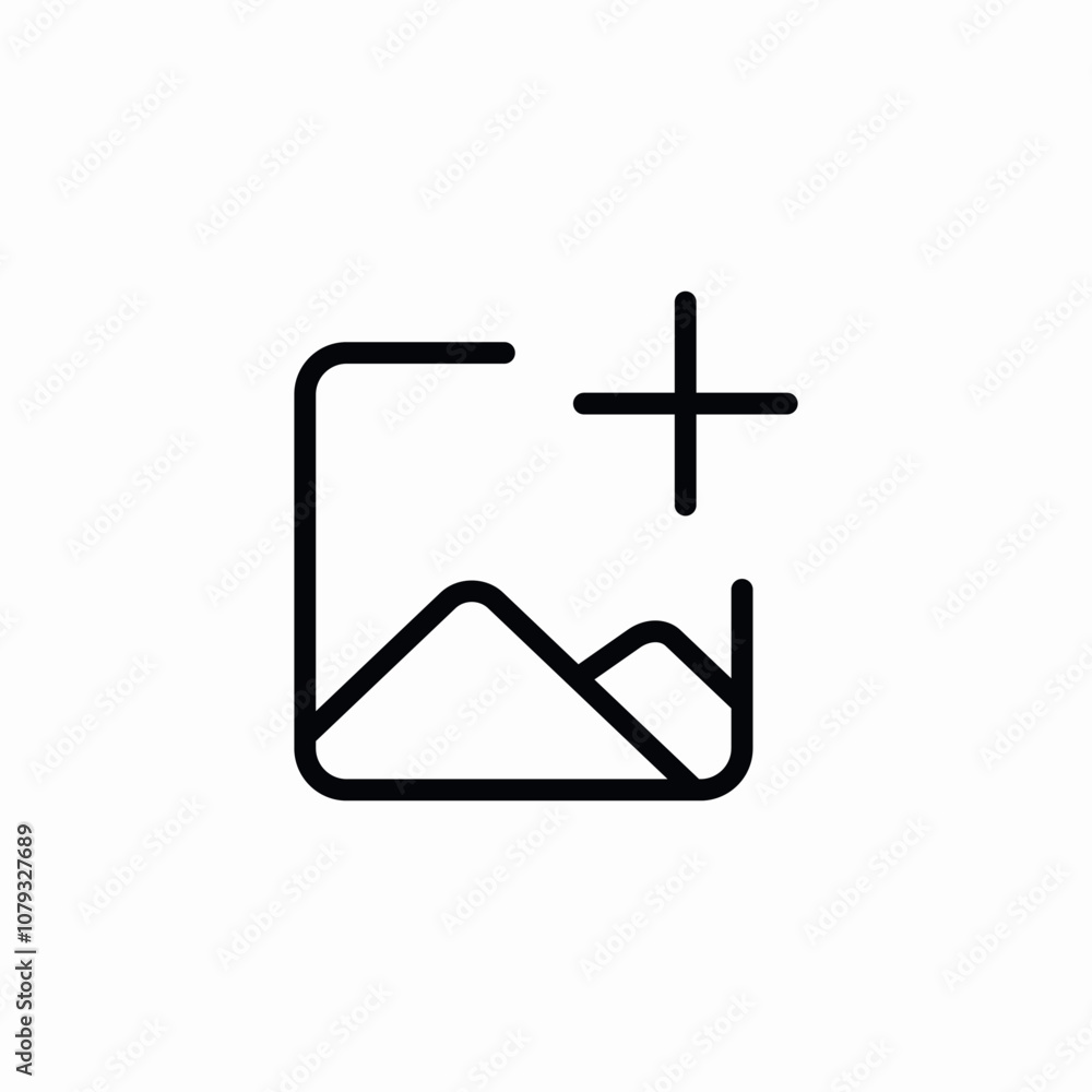 photo add plus icon sign vector photo add plus icon sign vector