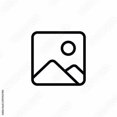 photo image icon sign vector