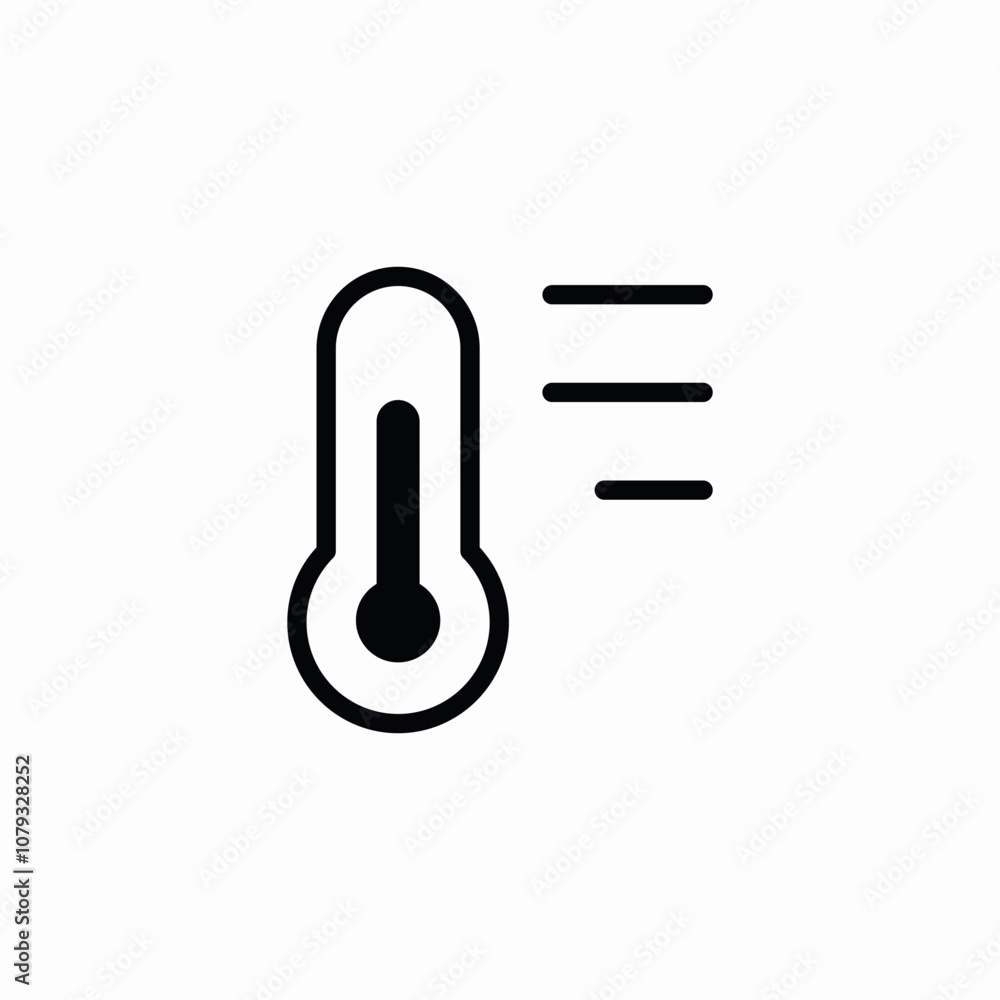 thermometer level icon sign vector thermometer level icon sign vector