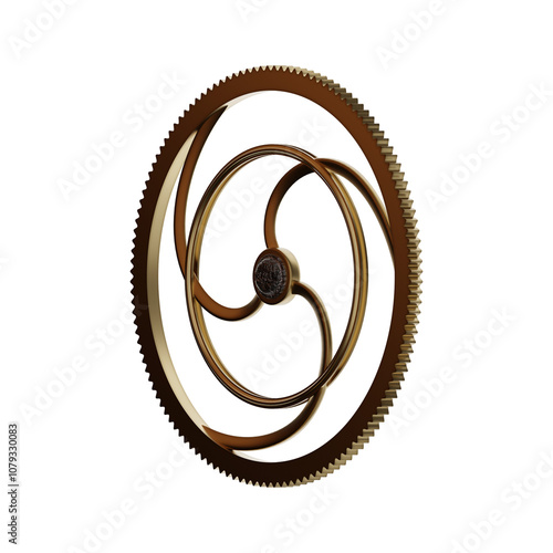  Cog wheel isolated