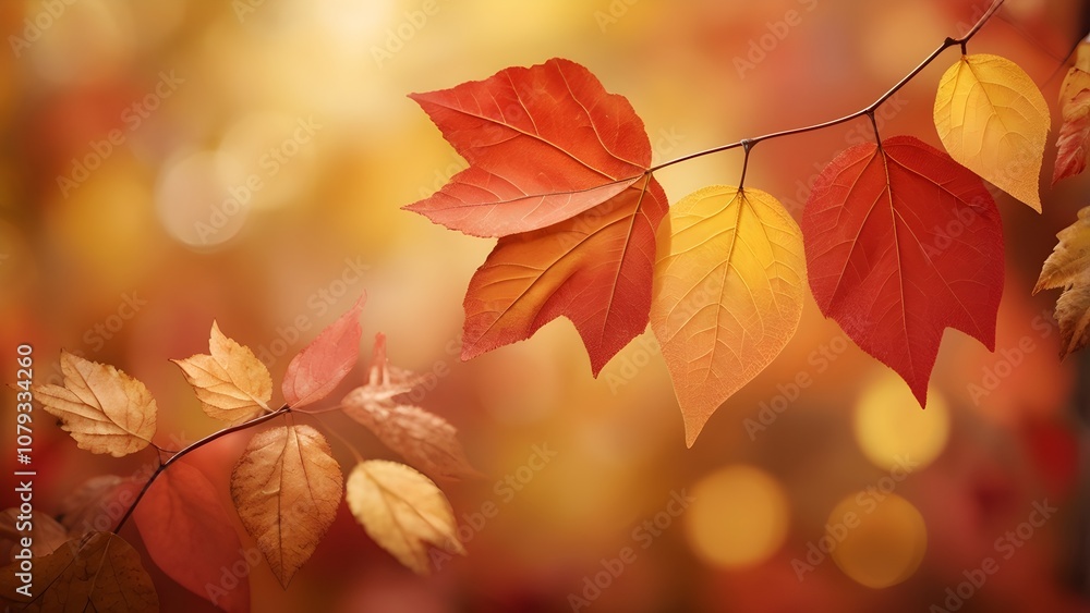 Warm Autumn Leaf Texture with Soft-Focus Bokeh for a Cozy Seasonal Feel Warm Autumn Leaf Texture with Soft-Focus Bokeh for a Cozy Seasonal Feel