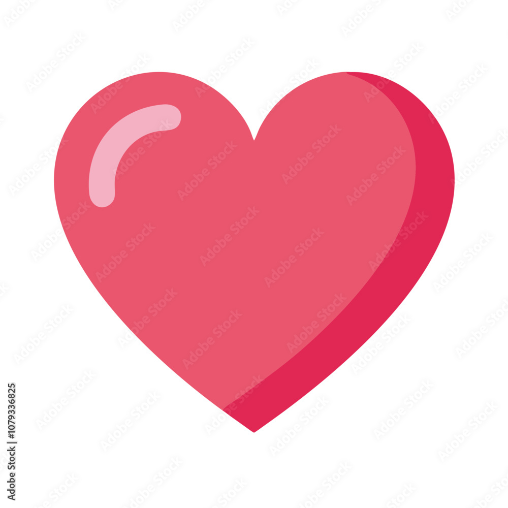 A vibrant red heart icon symbolizing love and affection, perfect for expressing emotions in digital communication and design A vibrant red heart icon symbolizing love and affection, perfect for expressing emotions in digital communication and design
