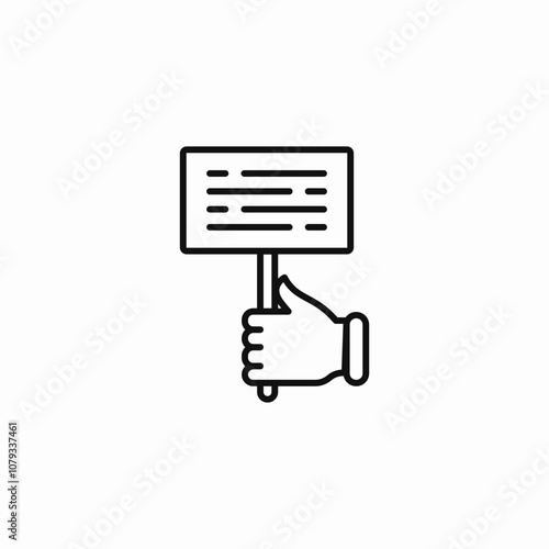 strike banner icon sign vector