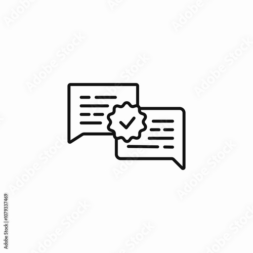 talk agreement icon sign vector