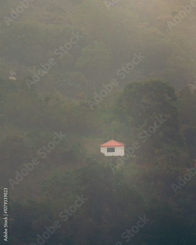 lonly hose in the mountain