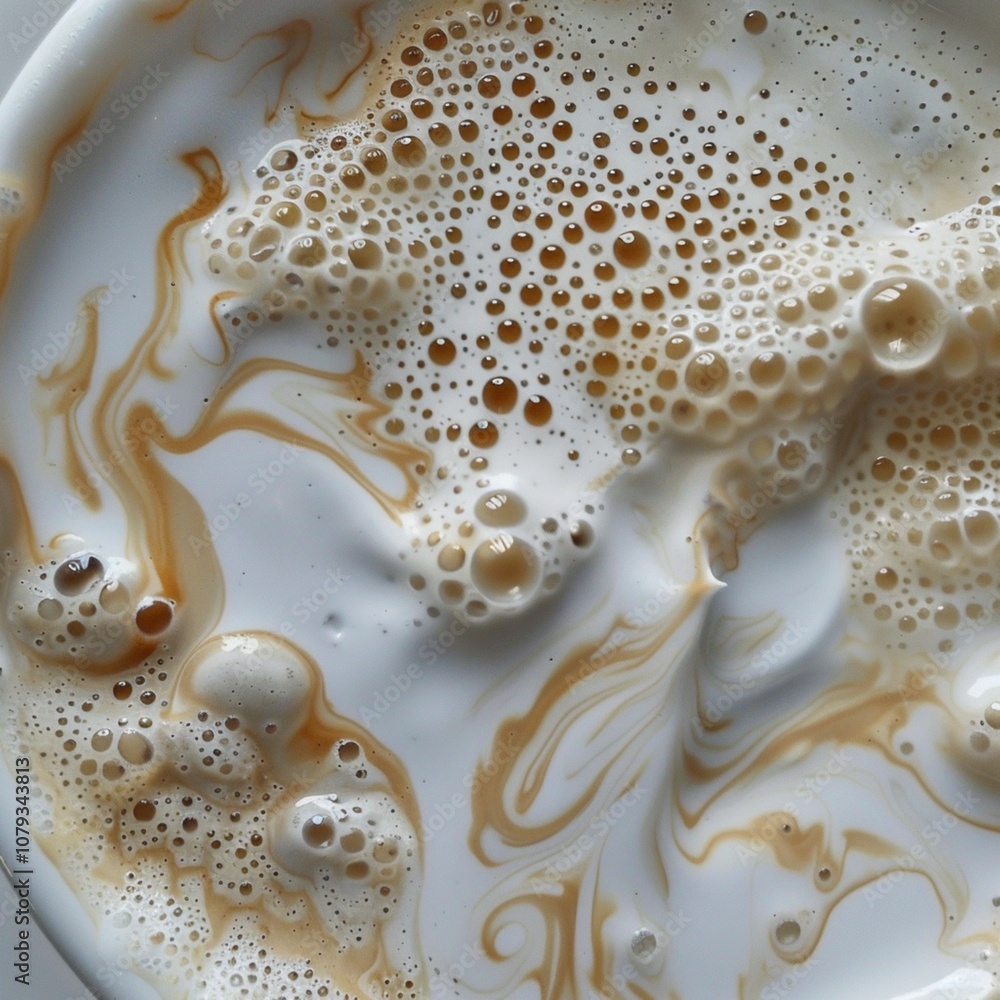 A cup of coffee with latte art in the café and different latte art designs A cup of coffee with latte art in the café and different latte art designs