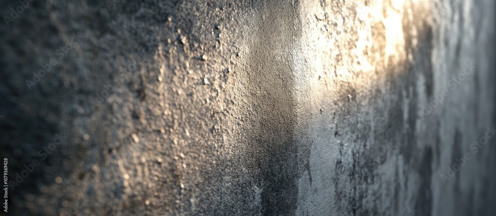 Light reflections creating a shiny gray effect on a textured wall enhancing interior design ambiance Light reflections creating a shiny gray effect on a textured wall enhancing interior design ambiance