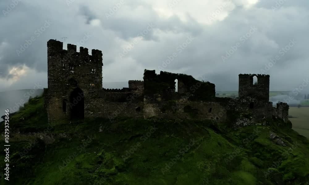 Ancient Fortress Ruins Overgrown with Grass and Moss
Ancient Fortress Ruins Overgrown with Grass and Moss